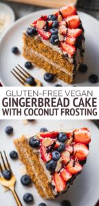gluten-free vegan gingerbread cake