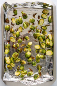honey sriracha brussels sprouts