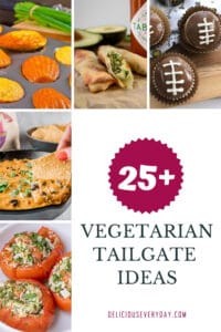 vegetarian tailgate recipes