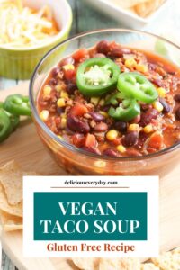 vegan taco soup