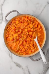 sweet potato chickpea curry