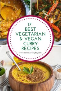 vegan and vegetarian curry recipes