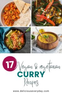 vegan and vegetarian curry recipes