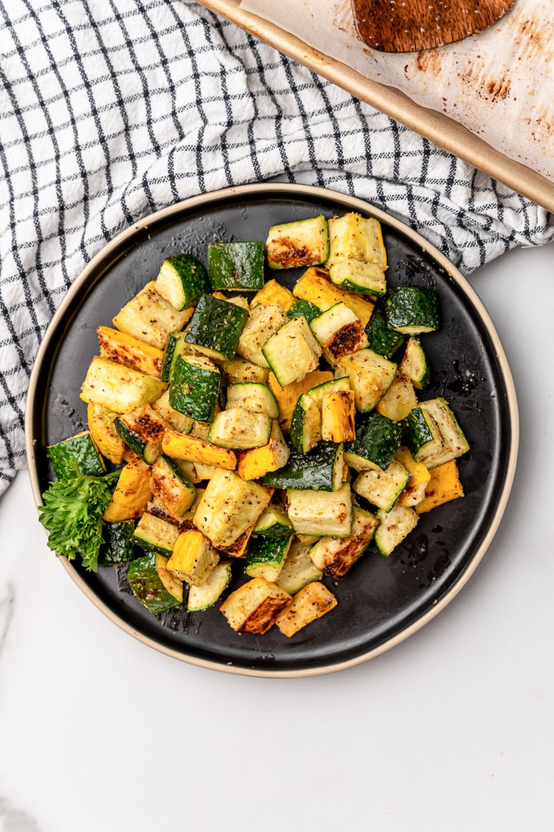 oven roasted zucchini and squash