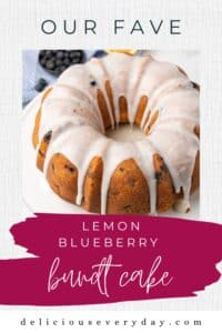 lemon blueberry bundt cake
