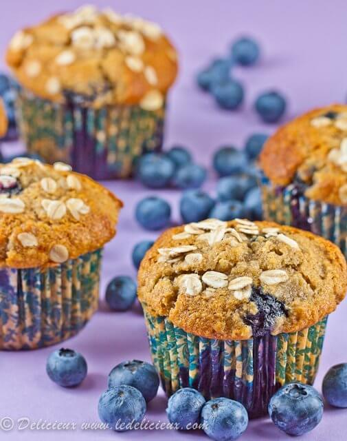 Blueberry banana muffin recipe