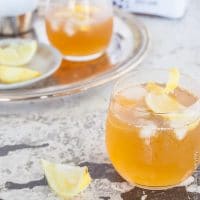 An Amaretto Sour, a delicious combination of lemon juice and almond liqueur is the perfect pre-dinner cocktail to whet your appetite.