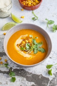 Vegan Corn Chowder Soup Recipe